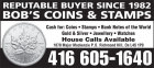 Bob's Coins & Stamps